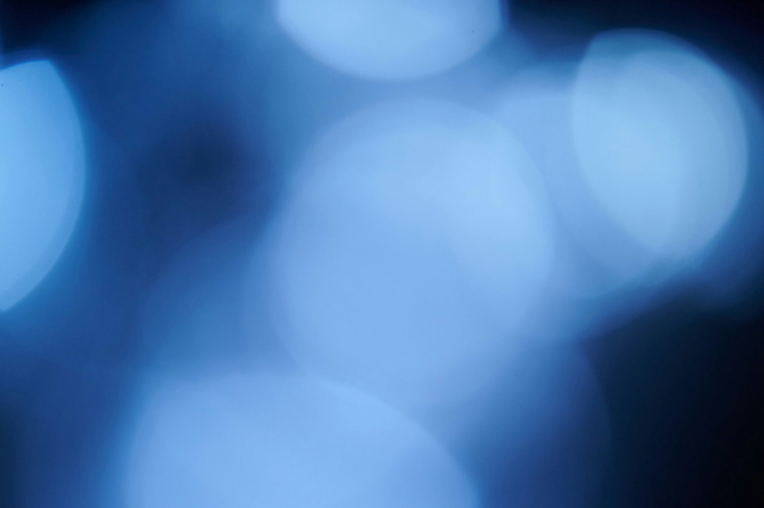 une image bokeh bleue